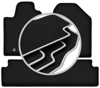 CARLUX-SILVER automatten voor: Toyota Corolla Verso II minivan (2004-2009)
