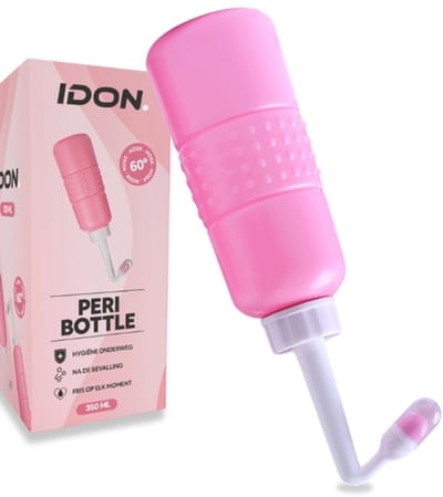 IDON.® Peri Bottle - Mobiele Bidet - Postpartum - Vaginale Douch - Perineum Douche - Spoelfles voor Zwangere Vrouw