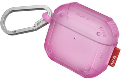 Skinarma Mecha CE - AirPods 4 Hoesje - Fuchsia - Japans Ontwerp - Stevige Bescherming