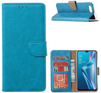 LuxeBass Hoesje geschikt voor Huawei P40 Pro - Bookcase Turquoise - portemonnee hoesje - telefoonhoes - gsm hoes - telefoonhoesjes