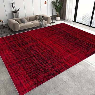 Rood Eenvoudig Gebiedskleed Entree Vloermat Abstract Geometrisch Optisch Deurmat Slaapkamer Antislip Woonkamer Decor Kleden Decoreren 40x60cm gray