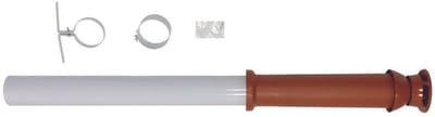 Vaillant vert. Dakdoorvoer turboTEC Lucht-/rookgasafvoer, 60/100 mm, rood, 303831