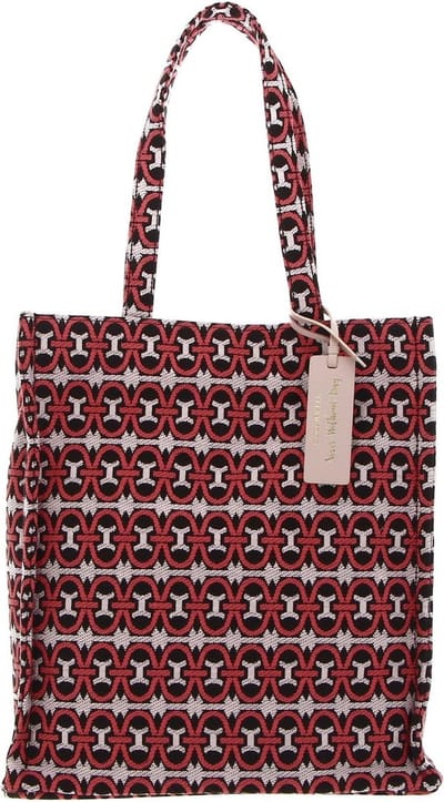 COCCINELLE Schoudertas Never Without Bag Monogra Handbag Jaquard Fabric Mul. Cranbe / Darkbr Veelkleurig