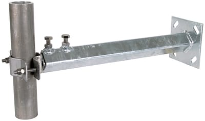 Dehn Muurbeugel Voor Buizen 40-50mm Verstelbaar StSt Versie - 105343