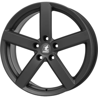 Aluminium velg 15 inch ITWHEELS Eros 5x98 6J ET39, Kleur Zwart Matt