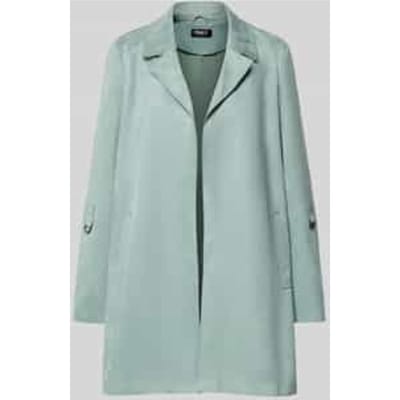 Regular fit lange jas met suèdelook, model 'JOLINE'