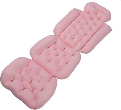 Comfortabel Badkussen voor het Hele Lichaam, Antislip Badmat met Verwijderbaar Kussen, Wasbaar en Met Sterke Zuignappen, Ideaal voor Ontspanning en Wellness
