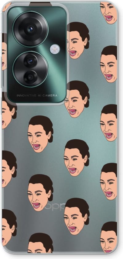 Case Company® - Hoesje geschikt voor Oppo Reno 11 F hoesje - Ugly Cry Call - Soft Cover Telefoonhoesje - Bescherming aan alle Kanten en Schermrand