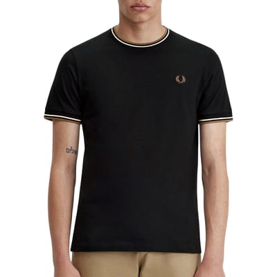 Fred Perry  T-shirt Korte Mouw TWIN TIPPED T-SHIRT