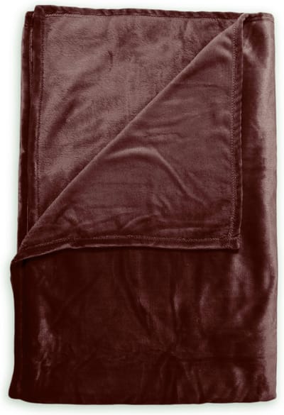Zohome Plaid Cara - Warme deken voor op de bank - Zacht - 140x200 cm - Rood