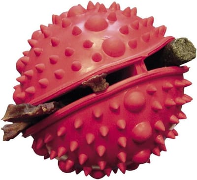 Honden Snackbal - Kauwspeelgoed Hond - Hond Trainen - Met Noppen - 75 cm - Rood