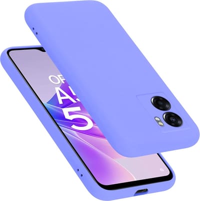 Cadorabo Hoesje geschikt voor Oppo A57 5G / A77 5G / Realme V23 in LIQUID LICHT PAARS - Beschermhoes gemaakt van flexibel TPU silicone Case Cover
