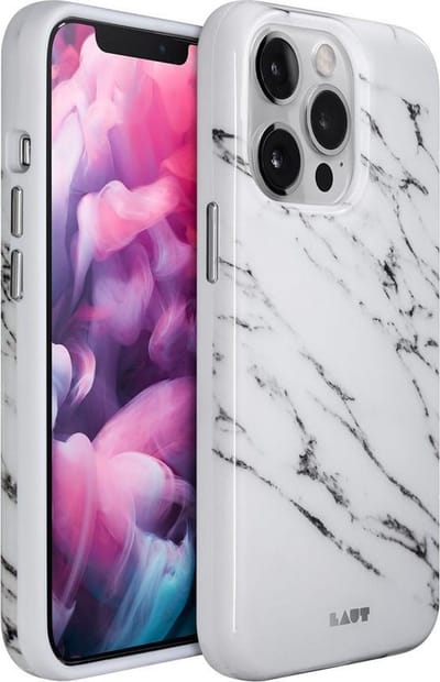 Laut Huex Elements marmer hoesje voor iPhone 13 Pro - wit