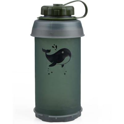 750ml Opvouwbare TPU Waterfles Duurzame Lichtgewicht Waterketel voor Kamperen Backpacken Wandelen L legergroene kleur