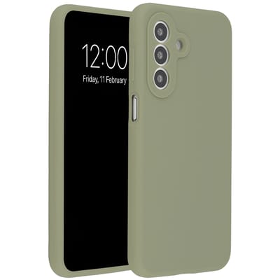 Accezz Hoesje - Geschikt voor Samsung Galaxy A27 (5G) - Liquid Silicone Backcover - Cooper Green