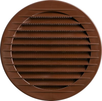 Rond Rooster - Ventilatierooster - Luchtcirculatie - Insectengaas - 80 cm - Brons