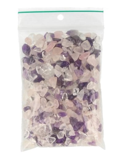 Heilige driehoek mix trommelstenen (mt1) (Uitvoering - Trommelstenen 100 gr. Gouden driehoek mix (mt1))