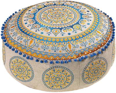 Dailygoody - Vloerkussensloop - Luxe Boheemse Kamerdecoratie - 60 x 20 cm - Perfect voor Meditatie en Yoga - Ambachtelijk Ontwerp - Boho Chique Zithoek