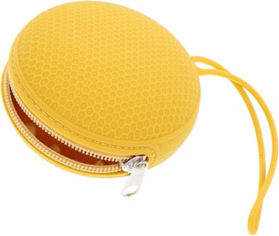 Opbergtas Menstruatiecup - Herbruikbare Case - Hygiënisch Vervoer - Duurzaam Siliconen Materiaal - 20.5 cm - Geel