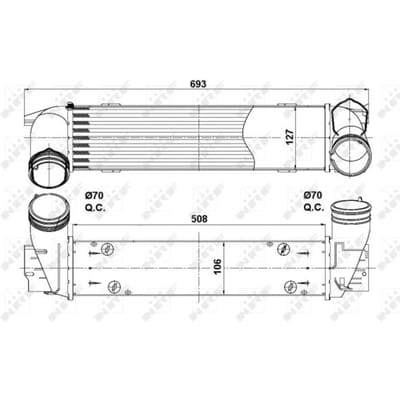 Intercooler NRF 30386