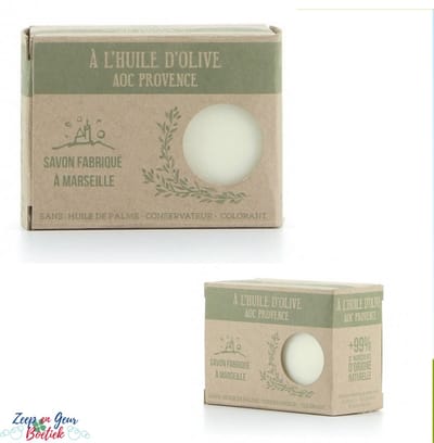 3x Savon de marseille AOP Provence olijfolie - palmolievrij, parfumvrij, conserveermiddelvrij, kleurstofvrij, EDTA-vrij (chemische stabilisator), siliconenvrij, parabenenvrij!