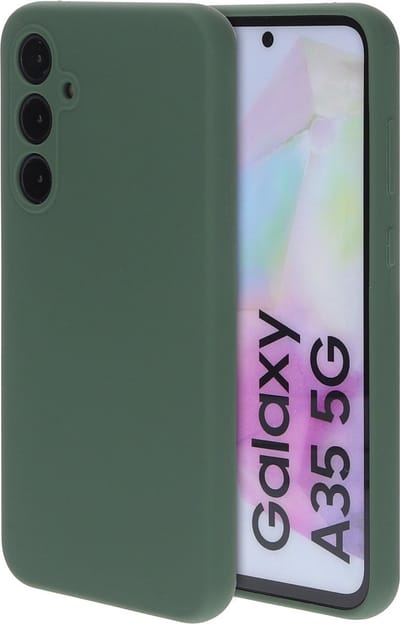 Mobiparts hoesje geschikt voor de Samsung Galaxy A35 5G - Siliconen - Groen