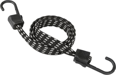 Elastisch Band - Spanband - Vastzetten Bagage - Verstevigd Staal - 100 cm - Zwart