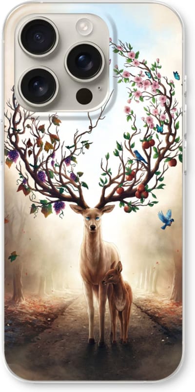 Case Company® - Hoesje geschikt voor iPhone 16 Pro hoesje - Seasons Change - Soft Cover Telefoonhoesje - Bescherming aan alle Kanten en Schermrand