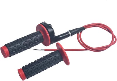 Stuur Handgrepen - Motor Handvatten - Offroad Rijden - Universele Set - 22 mm - Rood