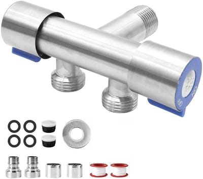 Cosensi - Dailygoods - 1-Delige Hoekkraan 1/2 Inch Roestvrij Staal 304