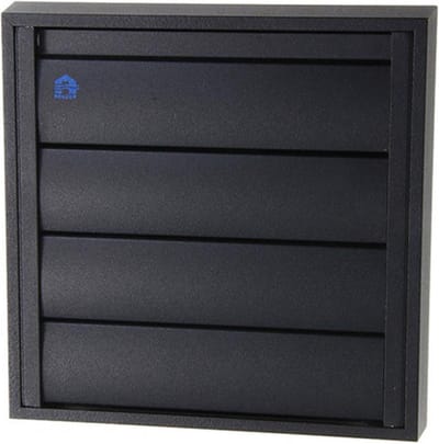 DAMPKAPROOSTER 433 (173X173) RAL 9005 ZWART
