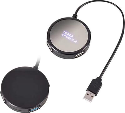 Draagbare USB Hub 4 poorten USB 2.0 Adapter Splitter USB Verdeler Station - USB hub splitter