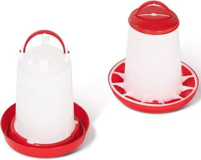 XXL Voer- en Drinkset voor Kippen en Gevogelte - 3 kg Droogvoer en 3 Liter Water