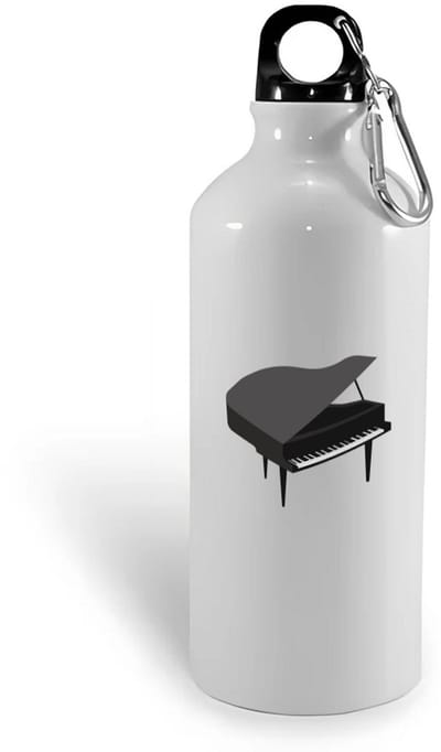 Hacebo® - Piano waterfles - Muziek - Muzikanten - Vleugel - water fles - 400ML