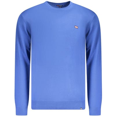 Noorwegen 1963 Blauwe Katoenen Herentrui