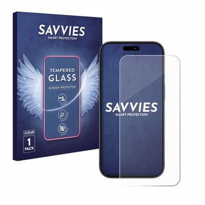 Savvies - Glas Screenprotector voor Apple iPhone 17 Pro - Gehard Beschermglas 9H