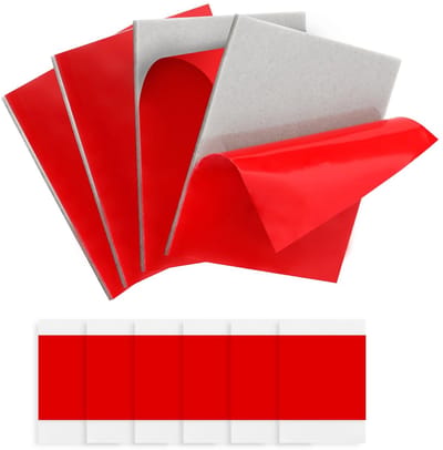 Dailygoods- Plakband Extra Sterk - Dubbelzijdig - Waterdicht - 10 Stuks - 40 mm x 40 mm - Ideaal voor Thuis en Kantoor - Hechtingspads