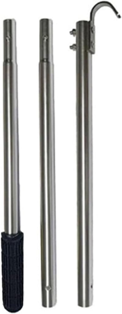 Zolderluik Trekstang - Zolderhaak - Zolder Toegang - Roestvrij Staal - 40 Inch Lengte - Zilver
