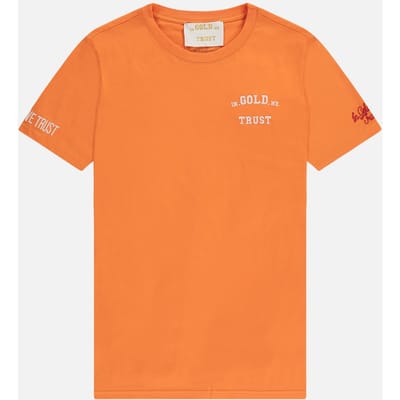 In Gold We Trust The Pusha Sun Orange Size: S | T-Shirts Outlet | Unisex | Oranje