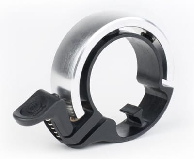 New Age Devi - Kies voor stijl en veiligheid met de Ring Fietsbel - Aluminium - Classic - Small 15mm - Zilver