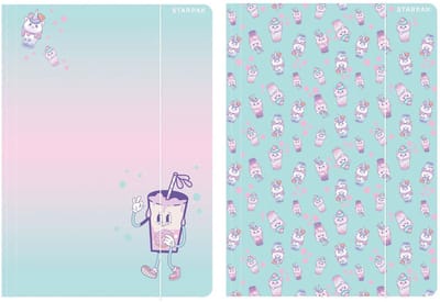 Map met Elastiek A4 Bubble Tea