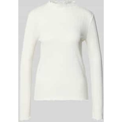Shirt met lange mouwen en opstaande kraag, model 'Sivi'