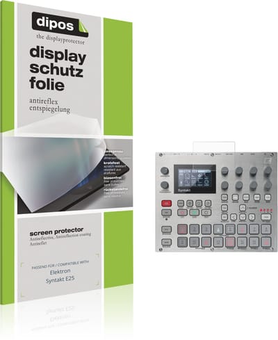 dipos – 2x Matte Beschermfolie geschikt voor Elektron Syntakt E25 | Krasbestendige & antireflecterende Screenprotector Ultra-Thin