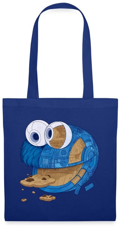 Sesamstraat Koekiemonster Machine Tas Van Stof Schoudertas