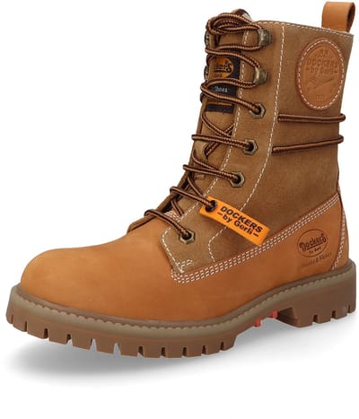 Dockers by Gerli Dames Enkellaarsje 53AX307 300 910 Boots Bruin