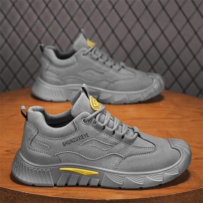 CYYTL Sneakers Casual Herenschoenen Ademend Zomer Outdoor Wandelen Sport Mode Hardlopen Tennis Luxe Platform Designer Loafers 44 gray