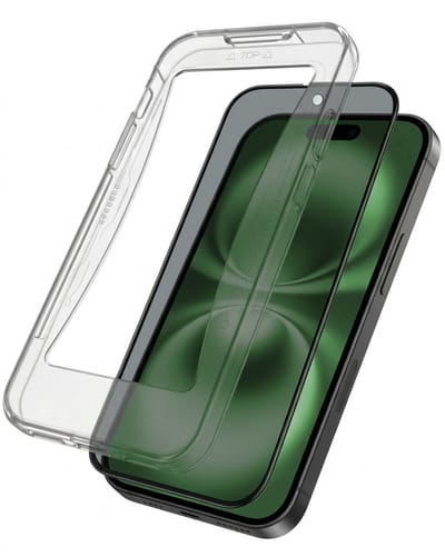 Screenprotector Geschikt voor Apple iPhone 16 - Met Installatie Kit - Privacy Filter - Beschermglas - Flexibel Glas - Tempered Glass - Screen Protector