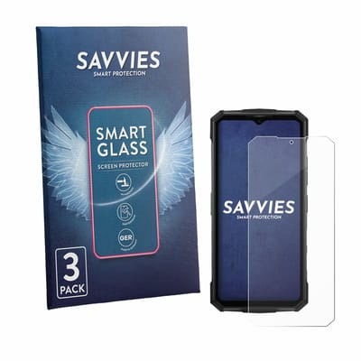 3 Stuks Savvies Screenprotector - geschikt voor Doogee Fire 7 Pro - beschermfolie glas transparant