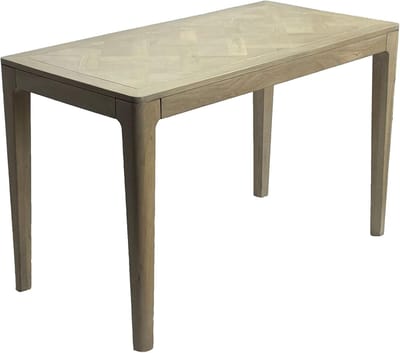 Eettafel Massief Hout - Eetkamertafel Keukentafel - Samen Eten - Handgemaakt Uniek Stuk - 120x60 cm - White Wash