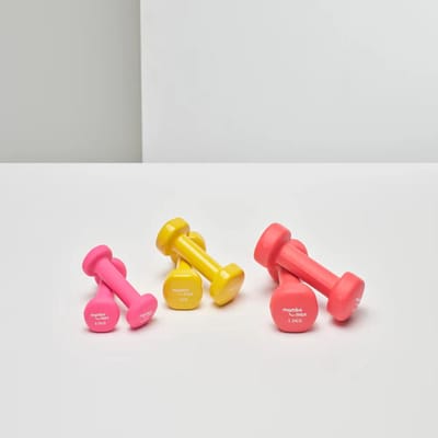 Mambo Max Neopreen Halterset - 0,5 tot 1,5 kg - Fitness Gewichten voor Thuisfitness, Krachttraining & Revalidatie